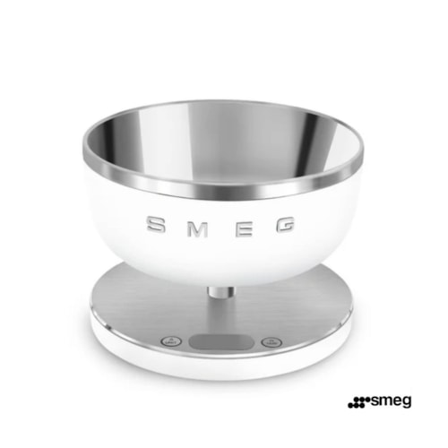 Balança de Cozinha Digital Branca - SMEG