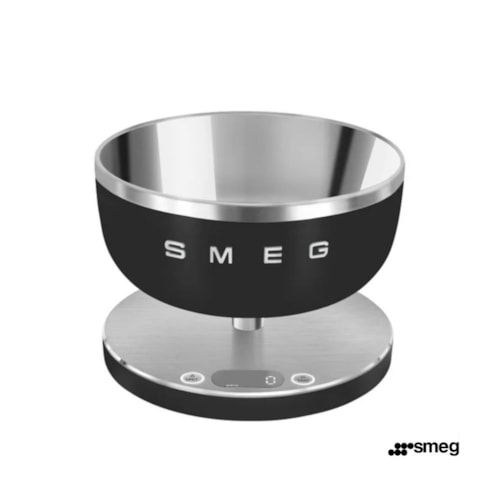 Balança de Cozinha Digital Preto - SMEG