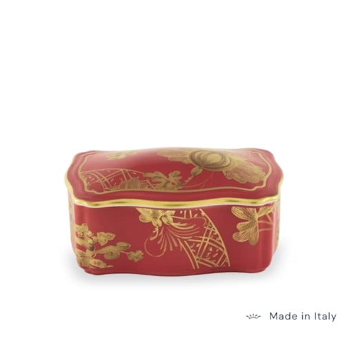 Caixa Retangular P Oriente Italiano Rubrum - Ginori 1735