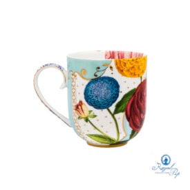 Caneca G Flowers Royal Multi - Pip Studio