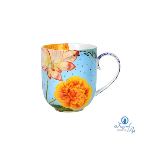 Caneca G Flowers Royal Multi - Pip Studio