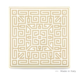 Centro de Mesa Grande Quadrado Labirinto Cachemire - Ginori 1735