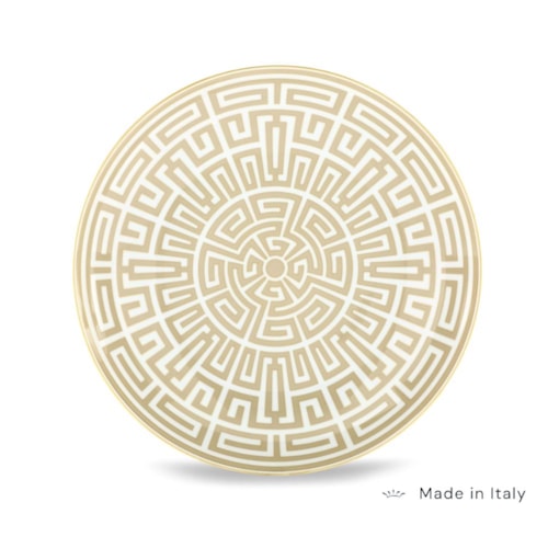 Centro de Mesa Redondo Labirinto Cachemire - Ginori 1735