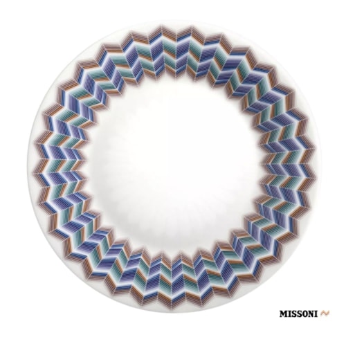 Cj. 2 Pratos Raso Zig Zag - Missoni