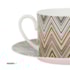 Cj. 2 Xícara de Chá com Pires Zig Zag - Missoni