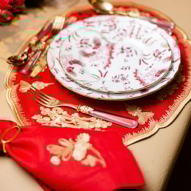 Conj. Jogo Americano e Guardanapo - Linho Rubi Conj. Jogo Americano e Guardanapo - Linho Rubi