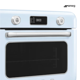 Forno Combinado Elétrico Azul Pastel - SMEG