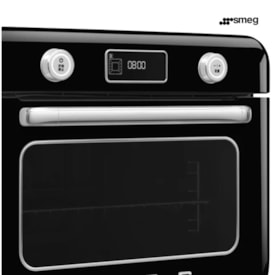 Forno Combinado Elétrico Preto - SMEG
