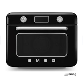 Forno Combinado Elétrico Preto - SMEG
