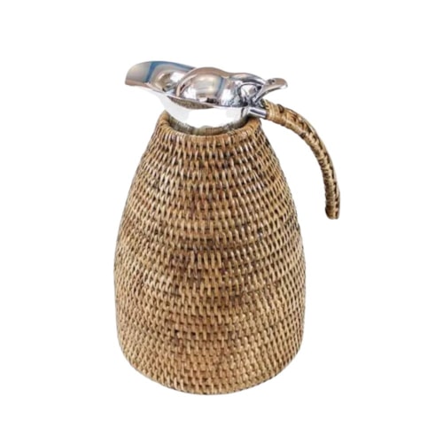 Garrafa Térmica em Rattan Natural 1.5 Litros