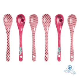 Giftset com 6 Colheres Oriental Rosa - Flower Festival - Pip Studio