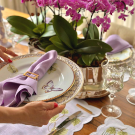 Guardanapo Château de Chambord Lavanda