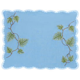 Jogo Americano Château de Cheverny Azul Hortência