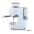 Máquina de Café Expresso Manual com Moedor Integrado Azul Pastel - SMEG