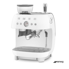 Máquina de Café Expresso Manual com Moedor Integrado Branca- SMEG