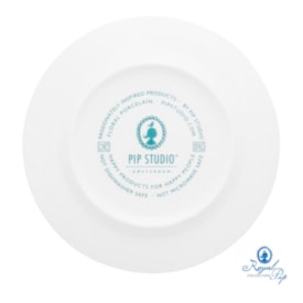 Prato de Jantar Scallop Rosa - Flower Festival - Pip Studio