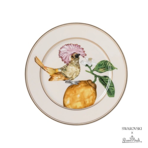 Prato de Pão Swarovski Idyllia Flycatcher - Rosenthal