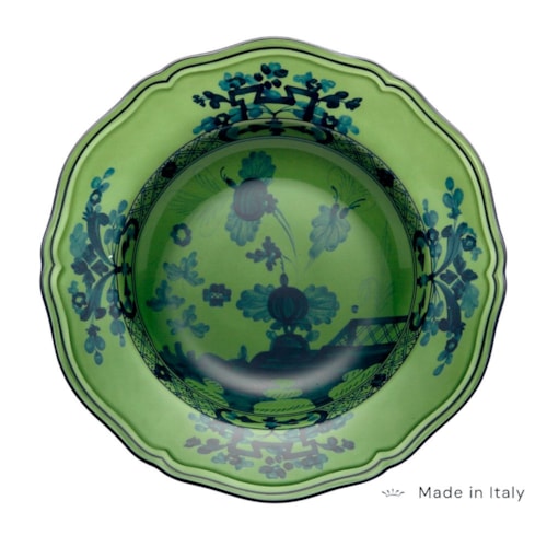 Prato Massa Oriente Italiano Malachite - Ginori 1735