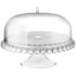 Prato para Bolo com Domo e Pedestal - 36xh28 cm - Transparente - Guzzini