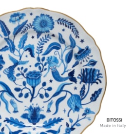 Prato Raso All Over Blu - Bitossi Prato Raso All Over Blu - Bitossi