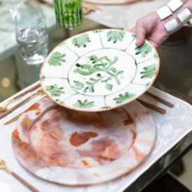 Prato Raso com Desenho Turquia N4 Prato Raso com Desenho Turquia N4