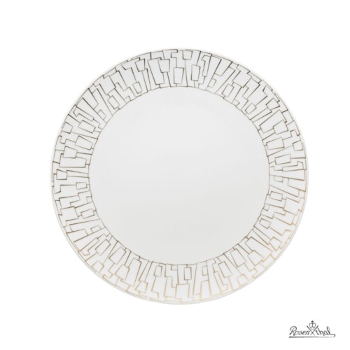 Prato Sobremesa Tac Skin Gold - Rosenthal