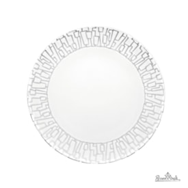 Prato Sobremesa Tac Skin Platina - Rosenthal