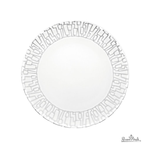 Prato Sobremesa Tac Skin Platina - Rosenthal