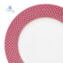 Set/4 Pratos de Jantar Scallop Rosa - Flower Festival - Pip Studio