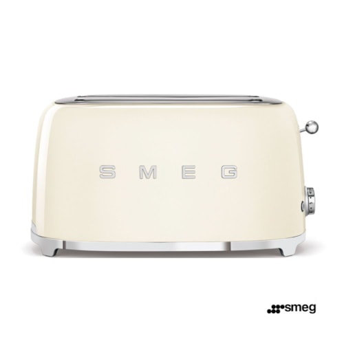 Torradeira 4 Fatias Creme - SMEG