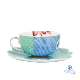 Xícara Chá com Pires Royal Multi - Pip Studio