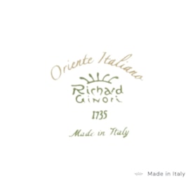 Xícara de Café com Pires Oriente Italiano Meringa - Ginori 1735