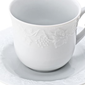 Xícara de Café Roses Porcelana Limoges