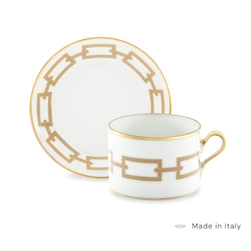 Xícara de Chá com Pires Catena Cachemire - Ginori 1735