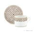 Xícara de Chá com Pires Labirinto Ebano - Ginori 1735