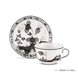 Xícara de Chá com Pires Oriente Italiano Albus - Ginori 1735