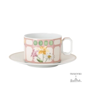 Xícara de Chá Swarovski Idyllia - Rosenthal